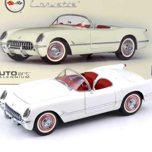 1:18 AUTOart Chevrolet Corvette C1 Convertible 1953 Polo white