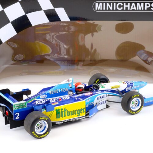 1:18 Minichamps Benetton Renault B195 Johnny Herbert Winner British GP 1995