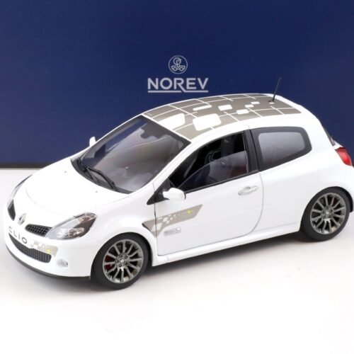 1:18 Norev Renault Clio 3 RS F1 Team 2007 Glacier white - Limited 300 pcs.