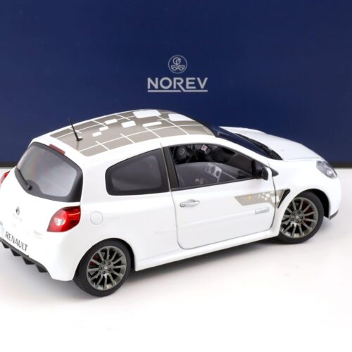 1:18 Norev Renault Clio 3 RS F1 Team 2007 Glacier white - Limited 300 pcs.