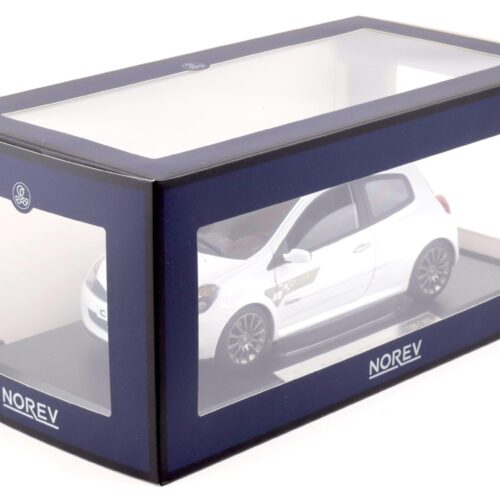 1:18 Norev Renault Clio 3 RS F1 Team 2007 Glacier white - Limited 300 pcs.