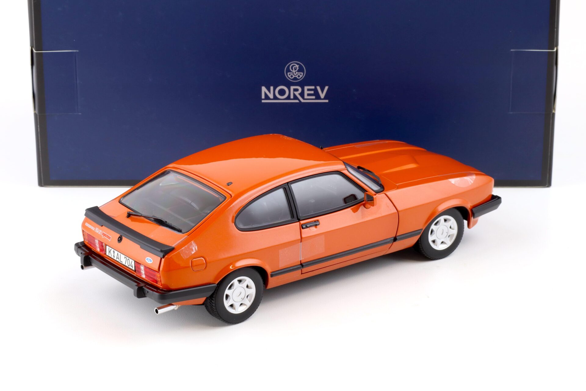 1:18 Norev Ford Capri 2.8 MKIII Coupe 1983 orange metallic - Limited 150 pcs.