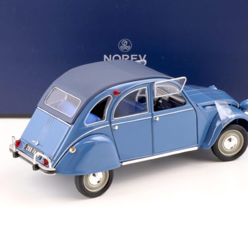 1:18 Norev Citroen 2CV AZAM 1966 Cyclades blue - Limited 200 pcs.