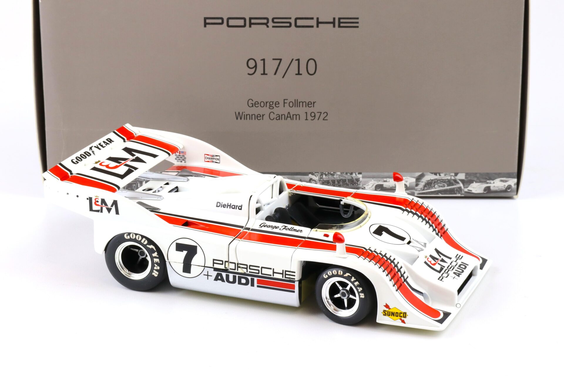 1:18 Minichamps Porsche 917/10 George Follmer Winner CanAm 1972 WAP DEALER