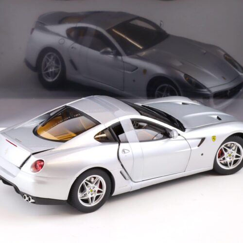 1:18 Hot Wheels Elite Ferrari 599 GTB Fiorano Coupe silver metallic