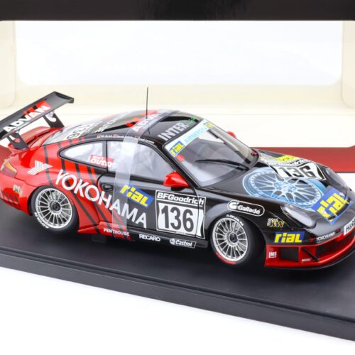 1:18 AUTOart Porsche 911 (996) GT3 RSR YOKOHAMA #136 Nürburgring 2005 - 80571