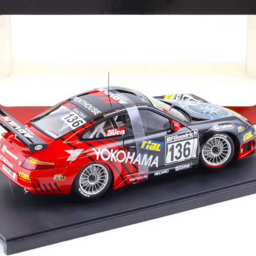 1:18 AUTOart Porsche 911 (996) GT3 RSR YOKOHAMA #136 Nürburgring 2005 - 80571