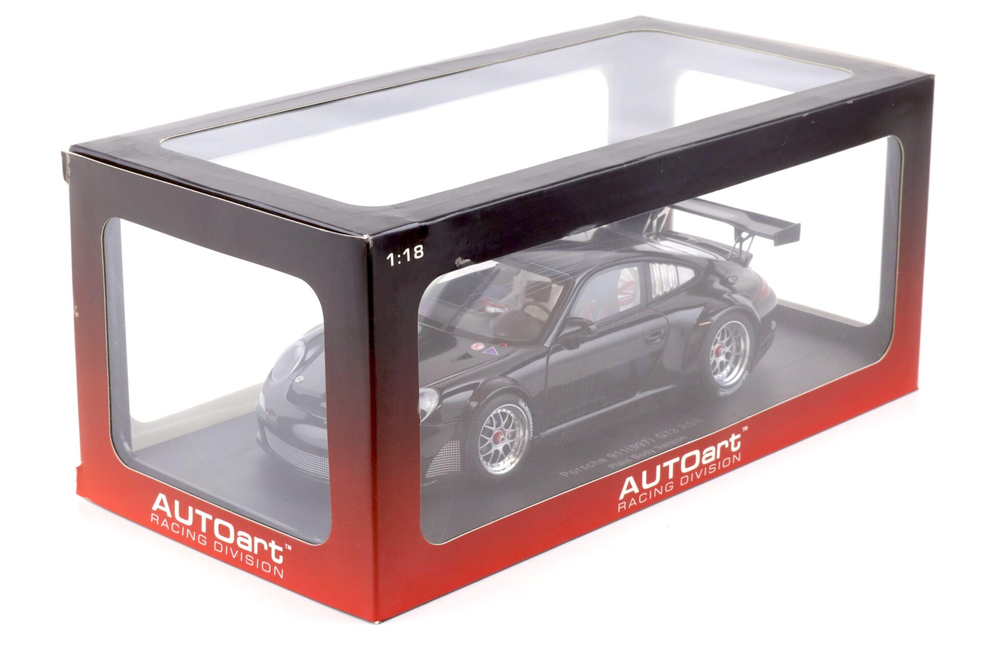 1:18 AUTOart Porsche 911 (997) GT3 RSR Coupe Plain Body Version black 80787