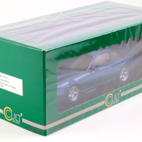 1:18 Cult Scale Models Aston Martin Virage Coupe 1988 blue metallic - Image 4