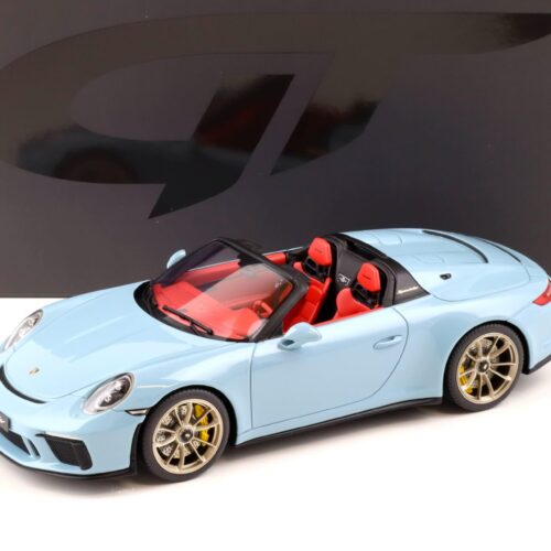 1:18 GT Spirit GT408 Porsche 911 (991.2) Speedster 2019 Meissen blue/ red interior