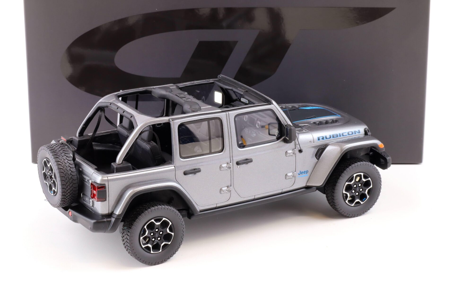 1:18 GT Spirit GT419 Jeep Wranger 4XE Rubicon 2022 silver-grey metallic