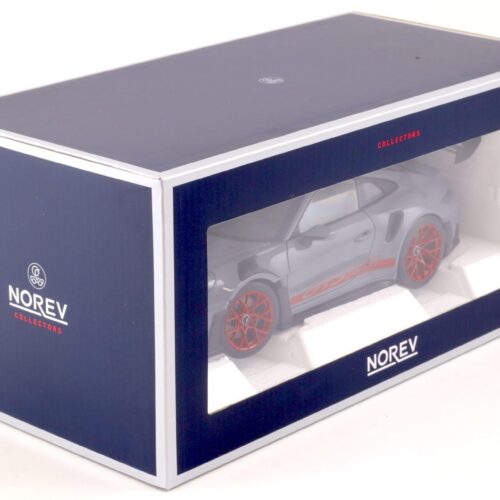 1:18 Norev Porsche 911 (992) GT3 RS Coupe 2022 Arctic grey/ pyro red