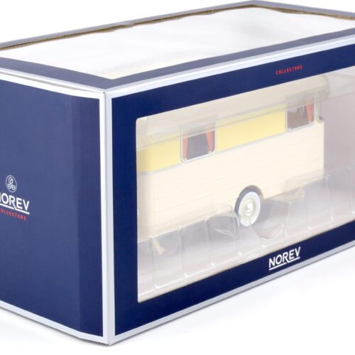 1:18 Norev Wohnwagen Caravan Digue Panoramic 14 beige/ yellow 1960