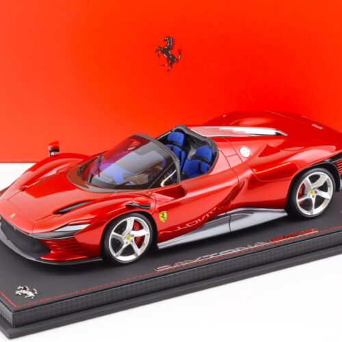 1:18 BBR Ferrari SP3 Daytona Rosso Magma red with display - Limited 48 pcs.