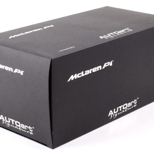 1:18 AUTOart Signature McLaren P1 (2013) matt white/ blue accents 76024