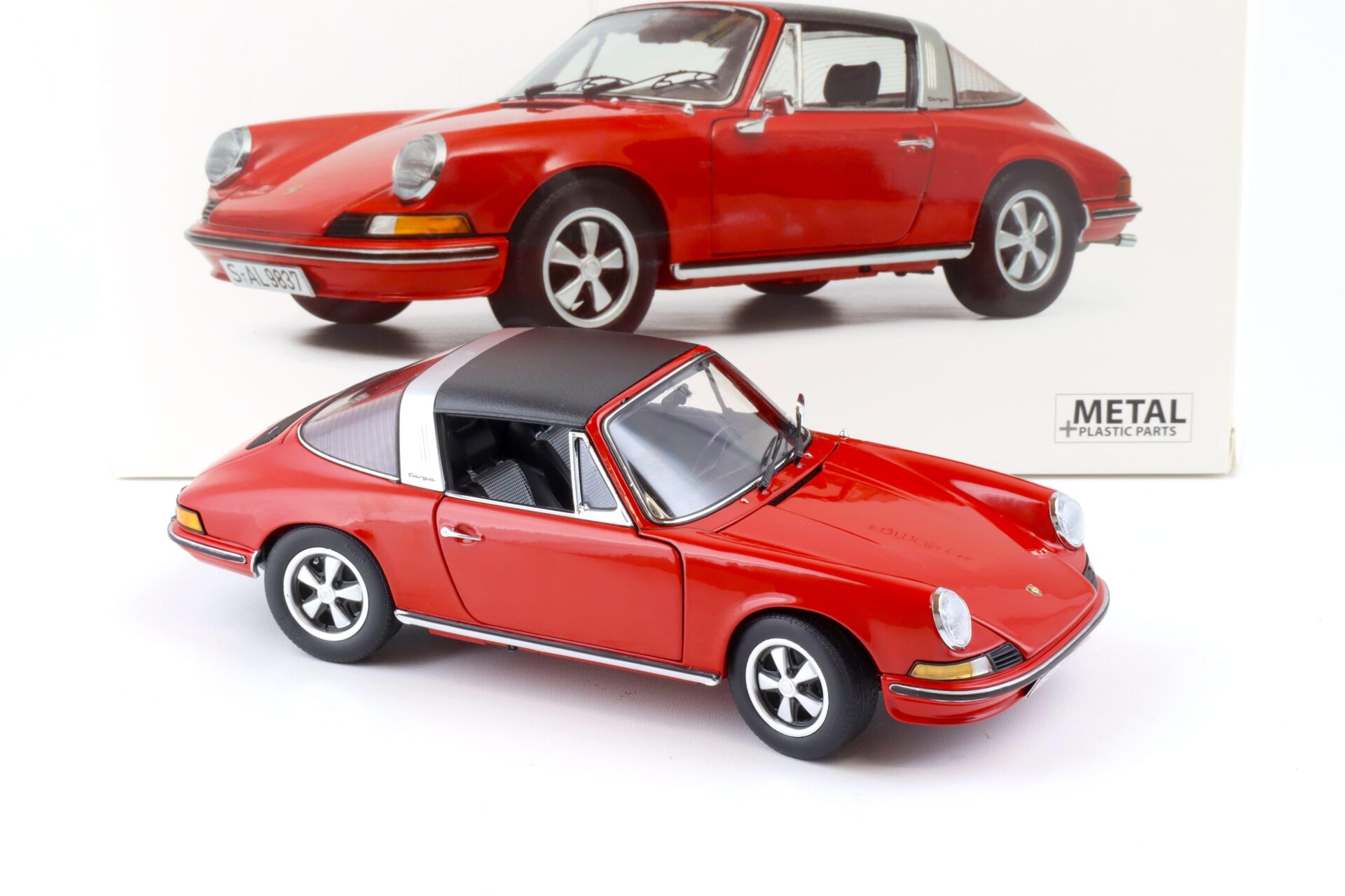 1:18 Schuco Porsche 911 S Targa 1973 red