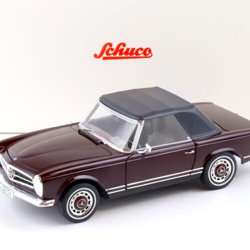 1:18 Schuco Mercedes 280 SL Pagode W113 Cabriolet bordeaux red 1963