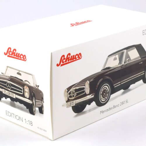 1:18 Schuco Mercedes 280 SL Pagode W113 Cabriolet bordeaux red 1963