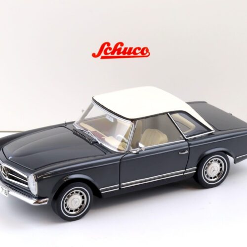 1:18 Schuco Mercedes 280 SL Pagode W113 Cabriolet dark grey 1963