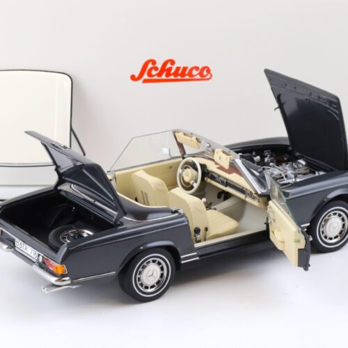 1:18 Schuco Mercedes 280 SL Pagode W113 Cabriolet dark grey 1963