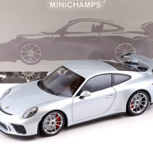 1:18 Minichamps Porsche 911 (991) GT3 silver 2017 North America Limited 299 pcs.
