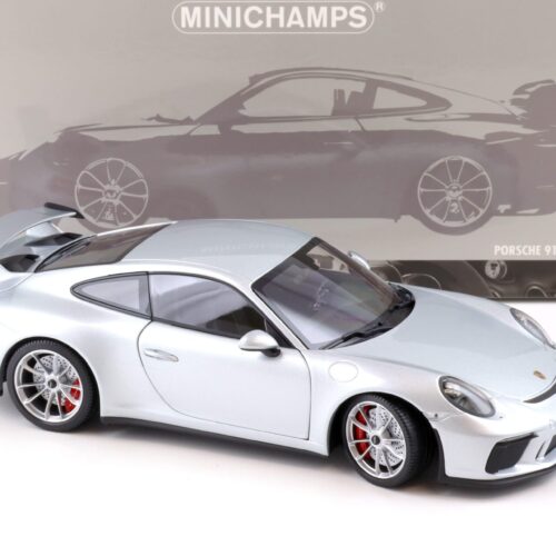 1:18 Minichamps Porsche 911 (991) GT3 silver 2017 North America Limited 299 pcs.