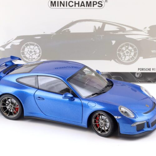 1:18 Minichamps Porsche 911 (991) GT3 Coupe 2013 blue metallic