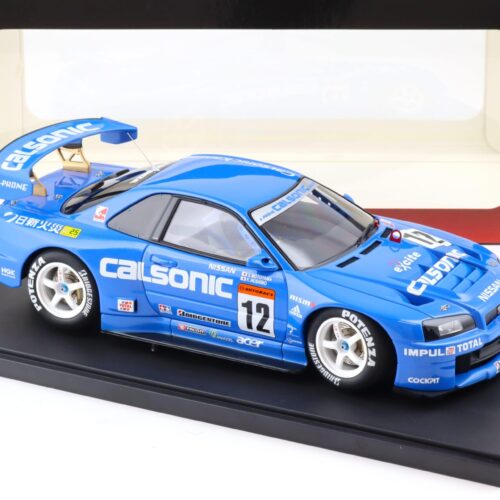 1:18 AUTOart Nissan Skyline R34 JGTC 2001 Calsonic #12 Hoshino/ Motoyama 80176
