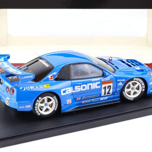 1:18 AUTOart Nissan Skyline R34 JGTC 2001 Calsonic #12 Hoshino/ Motoyama 80176