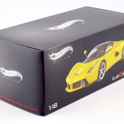 1:18 Hot Wheels Elite Ferrari LaFerrari 2013 yellow BCT81
