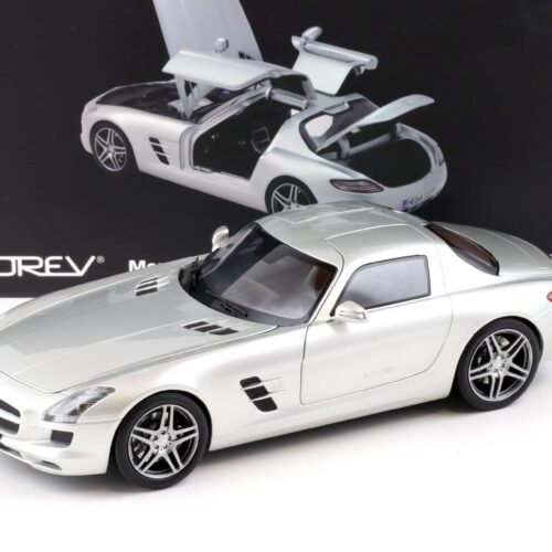 1:18 Norev Mercedes SLS AMG Coupe 2010 silver metallic 183490
