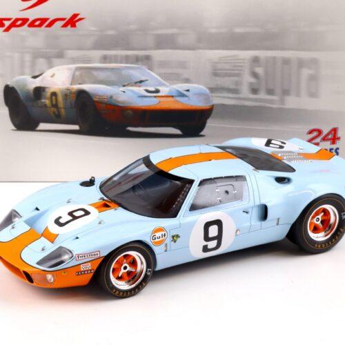 1:18 Spark Ford GT40 Winner Le Mans 1968 Gulf #9 blue/ orange 18LM68