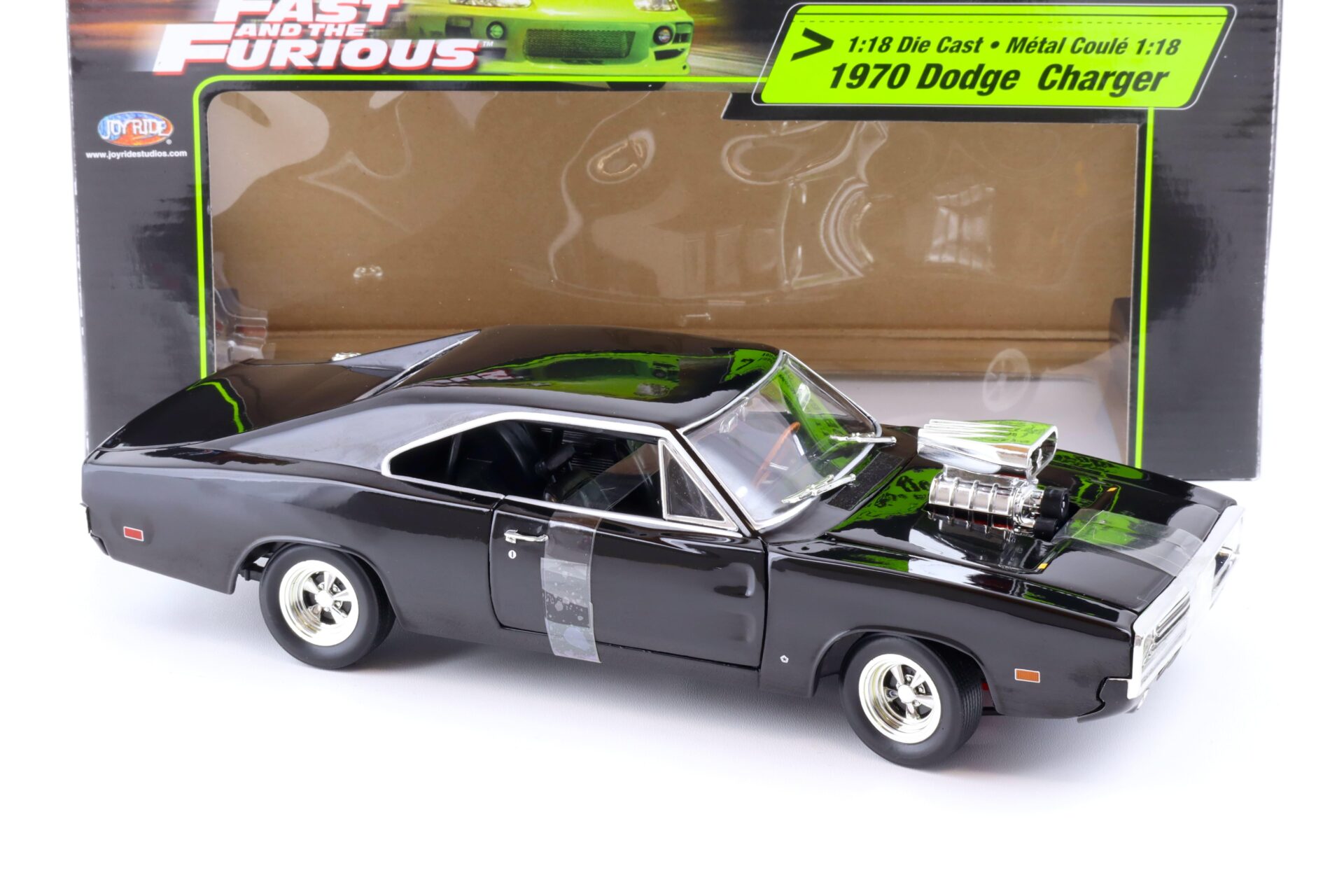 1:18 ERTL Joyride 1970 Dodge Charger "The Fast and the Furious" black