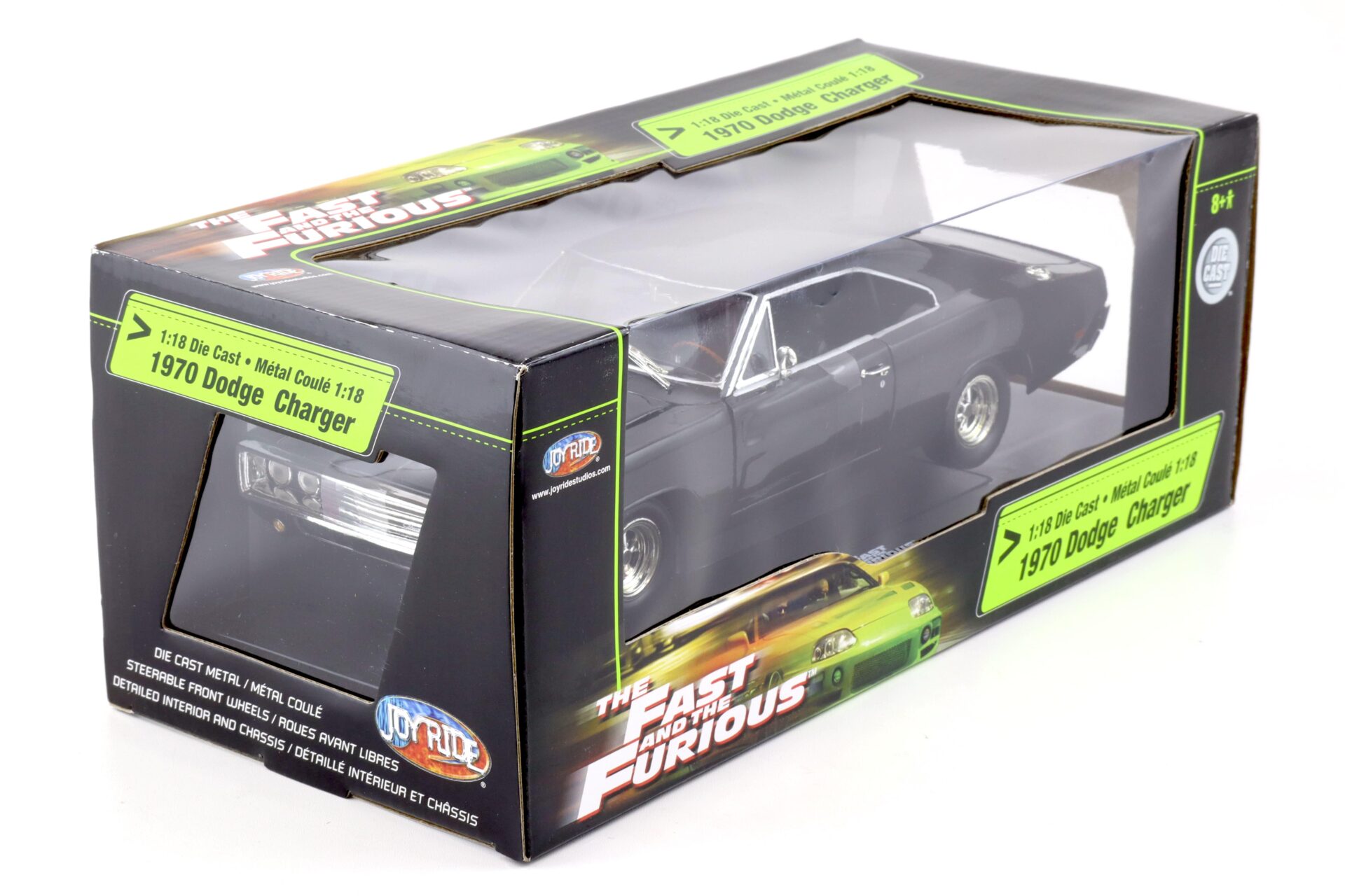 1:18 ERTL Joyride 1970 Dodge Charger "The Fast and the Furious" black