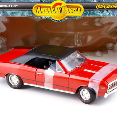 1:18 ERTL 1967 Chevrolet Chevelle L-78 Super Sport red/ vinyl roof