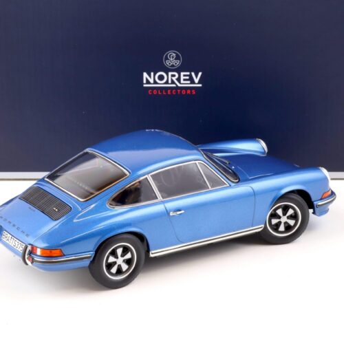 1:18 Norev Porsche 911 S Coupe 2.4 blue metallic 1973