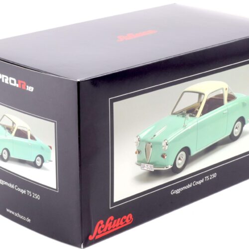 1:18 Schuco PRO.R18 Goggomobil Coupe TS 250 turquoise blue/ white