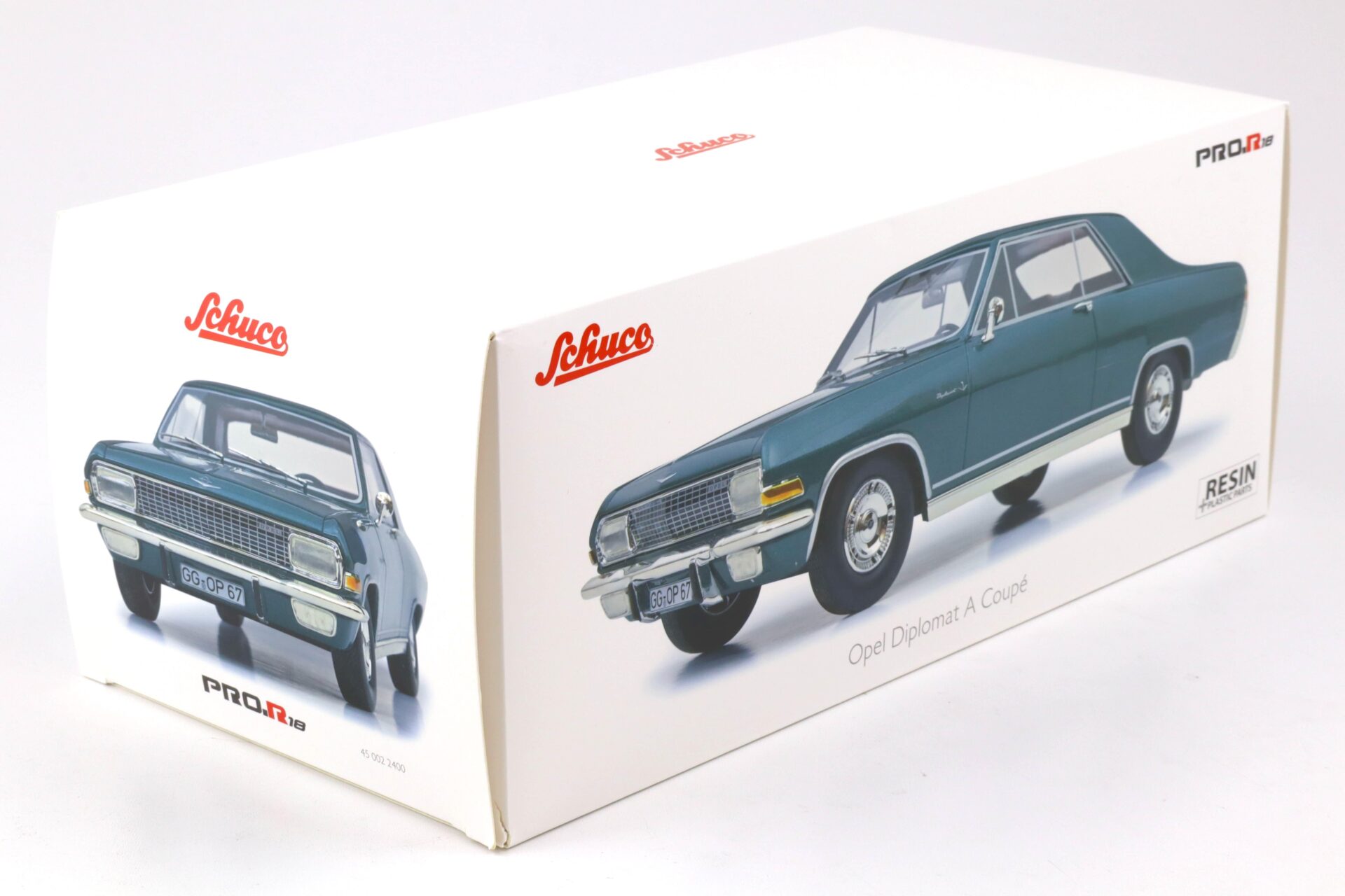 1:18 Schuco PRO.R18 Opel Diplomat A Coupe green metallic 450022400