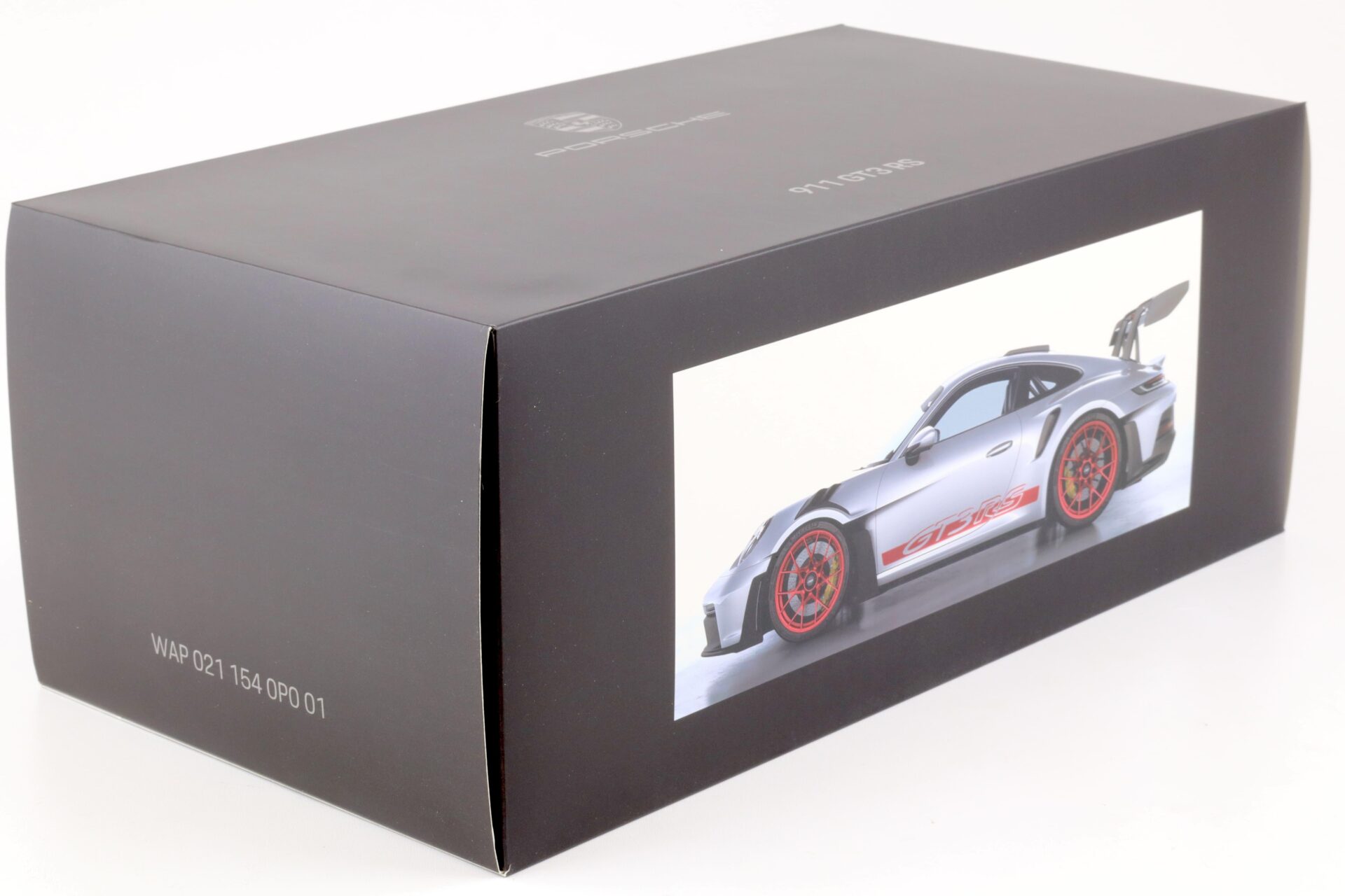 1:18 Spark Porsche 911 (992) GT3 RS ice grey metallic/ pyro red WAP DEALER