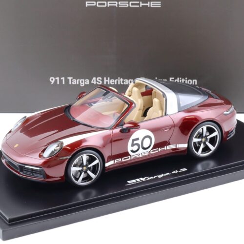 1:18 Spark Porsche 911 (991) Targa 4S Heritage Design Edition cherry red WAP DEALER