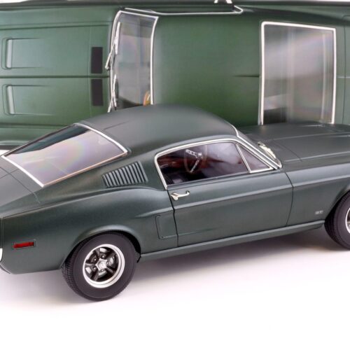 1:12 Norev Ford Mustang Fastback Coupe 1968 Satin green metallic 122702