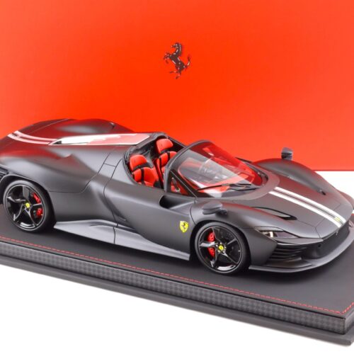 1:18 BBR Ferrari SP3 Daytona Icona Series Matt black/ silver - Limited 36 pcs.