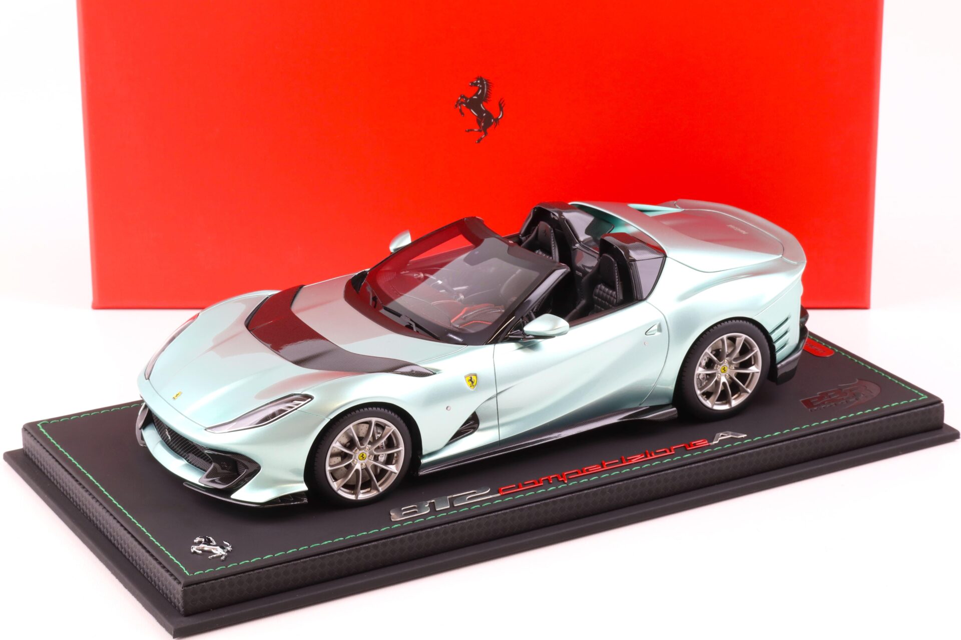 1:18 BBR Ferrari 812 Competizione Aperta Verde Tevere metallic - Limited 48 pcs.