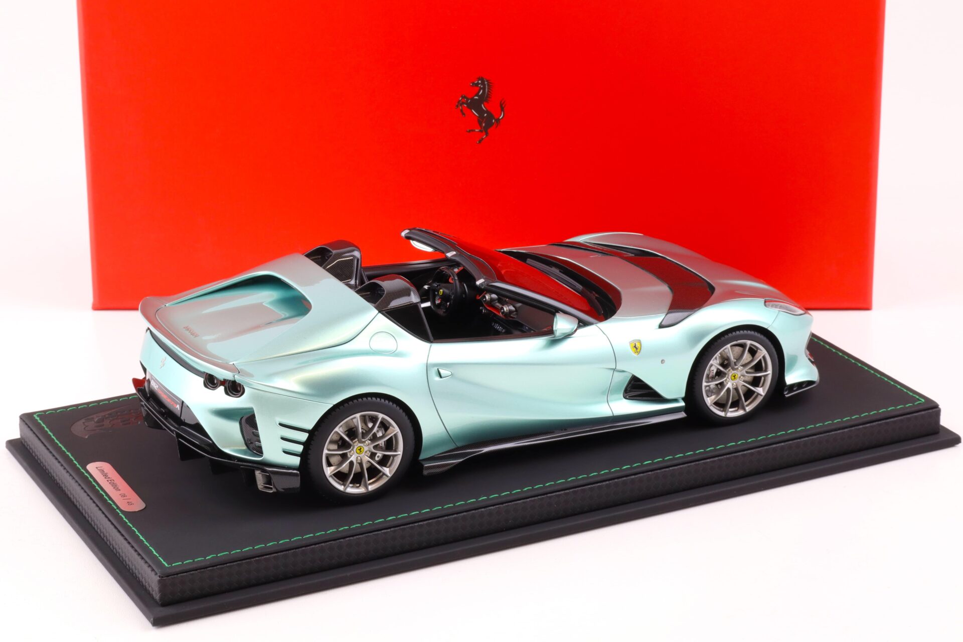 1:18 BBR Ferrari 812 Competizione Aperta Verde Tevere metallic - Limited 48 pcs.