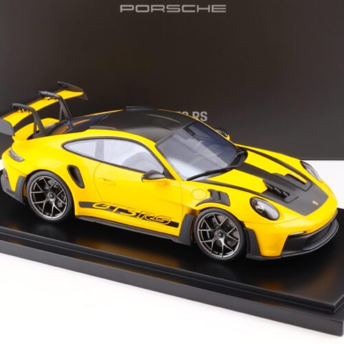 1:18 Spark Porsche 911 (992) GT3 RS Weissach Package Signal yellow WAP DEALER