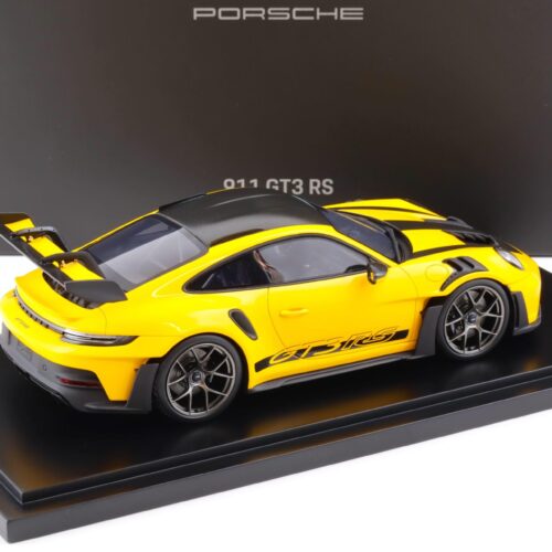 1:18 Spark Porsche 911 (992) GT3 RS Weissach Package Signal yellow WAP DEALER