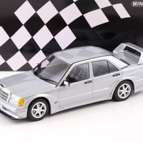 1:18 Minichamps Mercedes 190E 2.5-16 EVO 2 silver metallic 1990