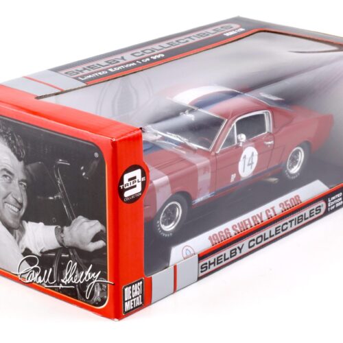 1:18 Shelby Collectibles Triple9 1966 Shelby GT 350R Coupe #BP14 red/ blue/ white