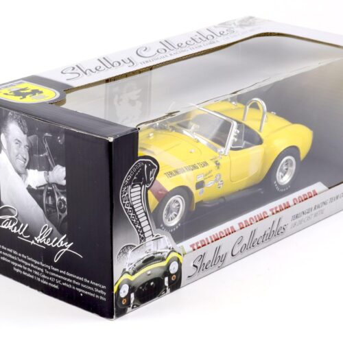1:18 Shelby Collectibles 1965 Shelby Cobra Terlingua Racing Team yellow/ red