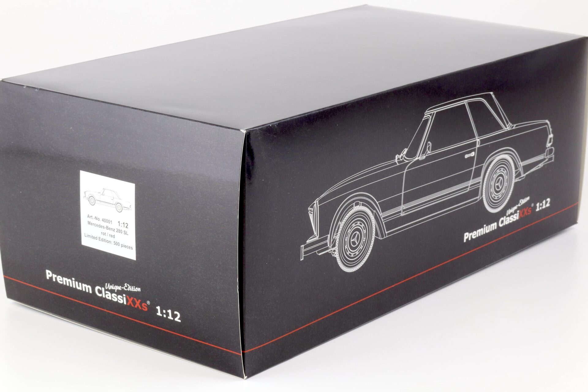 1:12 Premium ClassiXXs Mercedes 280 SL (W113) Pagode Hardtop red